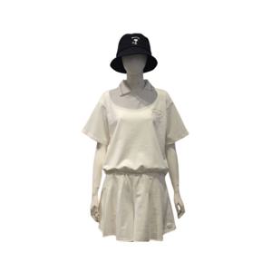 [클라이드]여성 카라 배색 반팔티셔츠 FPBTS736F