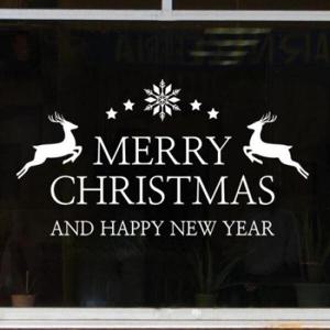 아트박스/꾸밈 pr742-루돌프와즐거운성탄절_그래픽스티커