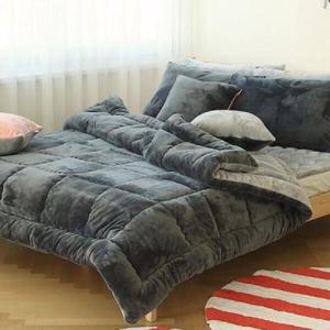 아트박스/러그랜드 마카롱 5mm 극세사 양면 차렵이불 풀세트 싱