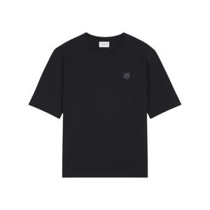 메종 키츠네 볼드 폭스 헤드 패치 오버사이즈 티셔츠 블랙 LM00107KJ0119-P199