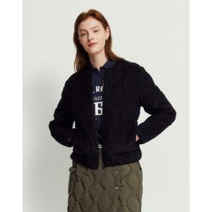 헤지스 골프 여성 24FW 스테디셀러플러피 라이트 패딩 점퍼 (BLACK) WWJU4D972BK