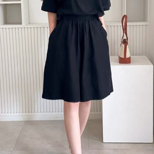 나야홍 / 아이우먼 데일리린넨5부반바지 NEP577M506 빅사이즈