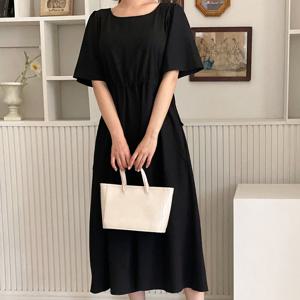 나야홍 / 아이우먼 끈리본슬림프릴원피스 NEP575M506 빅사이즈