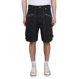 Isabel Marant Peio 데님 버뮤다 쇼츠 SH0065HAA2H06H 01BK TP943366066
