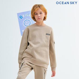 [오션스카이] 남아 유틸리티 기모 맨투맨 티셔츠-CFJB5133D0X