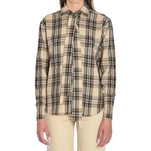 생로랑 여성 베이지 긴팔 셔츠 838890 Y31VA 7300