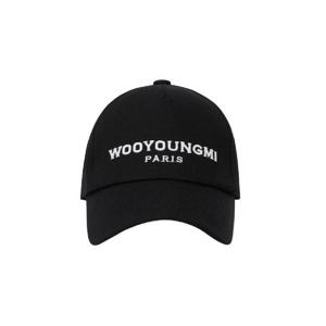 우영미 자수 볼캡 블랙   23SS W231AC52991B