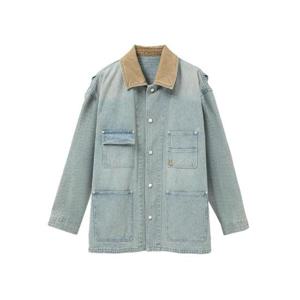 우영미 립 데님 코트 블루   25SS W251HC02997L