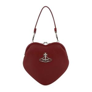 비비안웨스트우드 레드 합성 가죽 벨 하트 숄더 백 4B010004WS0