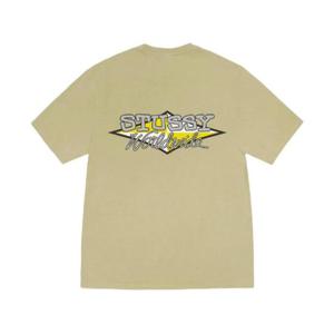 스투시 월드와이드 다이아몬드 티셔츠 피그먼트 다이드 엘름 1905150