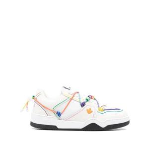 25 FW 디스퀘어드2 Spiker logo beaded leather sneakers SNW025201504867 TP439555498