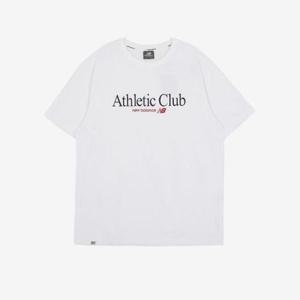 [뉴발란스]매장판 공용 쿨 터프 중앙 레터 반팔티 화이트 NBNEEC1013-10