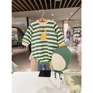 [블루독베이비] 25 FW(그린)디노 SET 바디슈트(45A7067603)출산 임신 백일 돌 선물 조카 유아 아기옷 (45A7