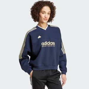 [아디다스(퍼포먼스)]여성용 티로 컷 3S 플리스 맨투맨 스웨트셔츠 IX3522