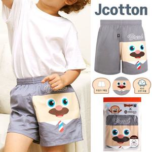 [제이코튼]브레드이발소 브레드 순면 남아트렁크팬티 1매 유아 어린이