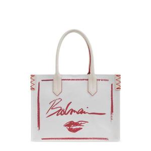 Balmain 로고 프린트 탑 핸들 백 EN0FF993TLIC GUQ TP936378937