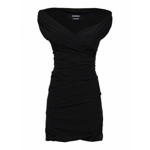 [JACQUEMUS] 라프리마 여성 니 Length 라 로브 Rita 원피스 251DR2261767990 블랙 /8