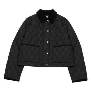 라프리마 버버리 크롭 퀼팅 나일론 재킷 8107465