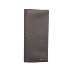 프라다 사피아노 레더 월렛 스모키 그레이 에메랄드 2MV836-2FPJ-F0BR0