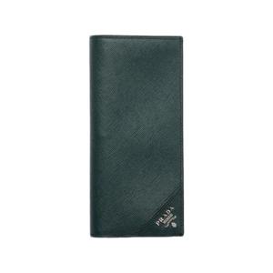 프라다 사피아노 레더 월렛 에메랄드 그린 2MV836-QME-F077U