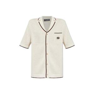 돌체앤가바나 DG 로고 자수 니트 셔츠 GXVC3ZJBCH1 M2826 TP946073956