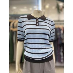 안지크 세이브존07 단가라 카라 니트 AH2-KP591-0