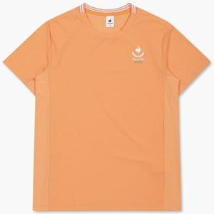 [르꼬끄 스포르티브]르꼬끄 레귤러핏 메쉬 배색 트리코트 반팔티 QP313TRS75 BOR