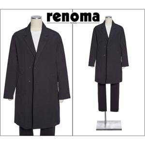 [레노마캐주얼]F/W 봄/가을 편입는 트렌치코트 세미오버핏 블랙컬러 RQIMBH06A EK3653