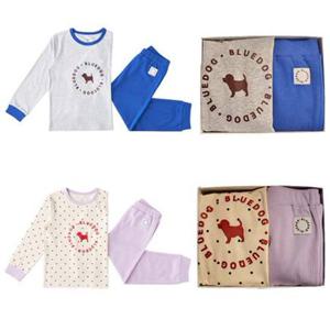 [블루독8키즈]택1 블루 BI컬러블럭조거내의세트 상하복 트레이닝 언더웨어 홈웨어 두돌선물 초등25W1053204