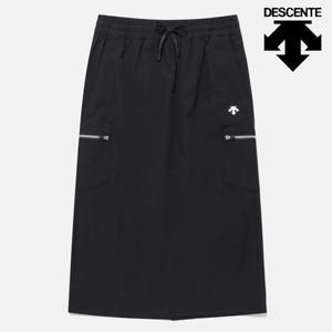 [데상트] 여성 우븐 카고스커트 SP322USK79BLK0 치마
