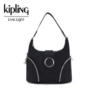 [키플링]키플링 세련된 호보백 숄더백 일리에 블랙 스파이스 KOCBT14 BKSP