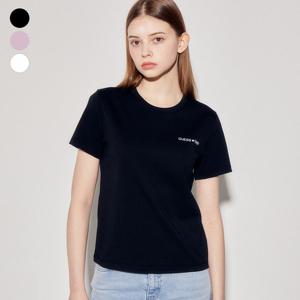 [게스(진)]여성 백 레터링 반팔티셔츠 YP2K9438