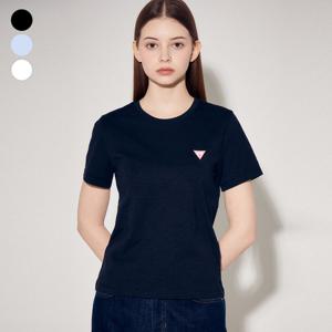 [게스(진)]여성 미니삼각 슬럽 반팔티셔츠 YP2K9433