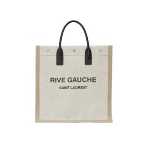 생로랑 리브 고쉬 N S 쇼핑 백 리넨 앤 코튼 화이트 리넨 631682-9J52E-9280