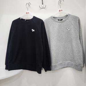 [소이]비숑자수 래글런 맨투맨티 25F0454_SC