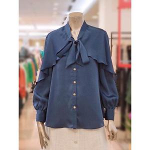 미니멈 세이브존03 미니멈 새틴 러플리본 블라우스 AGMWCAWB7180A