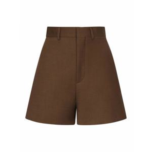 [NINEMINUTES] 라프리마 여성 팬츠 반바지 테일러드 쿨 울 25SSNPN0026 Brown /8