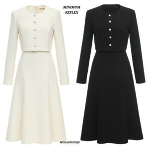 [미니멈]MD 투피스스타일 크롭 자켓 원피스 MD MYAAWO1020 M_CJ