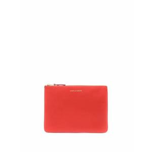 25 FW 꼼데가르송 로고 프린트 가죽 지갑  SA5100ORANGE TP441340832