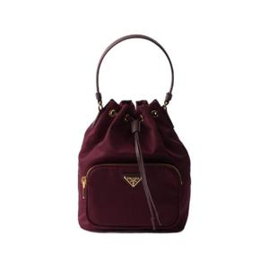 프라다 듀엣 리나일론 버킷백 버건디 1BH038-RV44-F0007