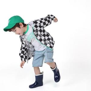 컬리수 HC04 베어체크바람막이점퍼BK C242JMG52P