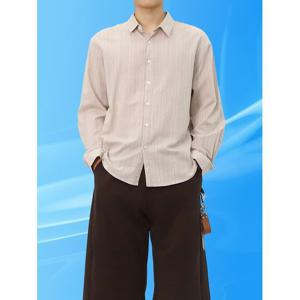 [빌리버스] 남성 여름 린넨셔츠 긴팔 캐주얼 남방 BSM002