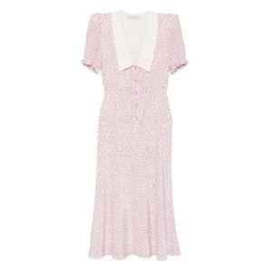 알레산드라리치 미디 원피스 FABX4113 F45691816 Pink white