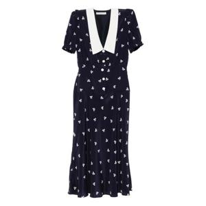 알레산드라리치 롱 원피스 FABX4113 F45951844 NAVY BLUE WHITE