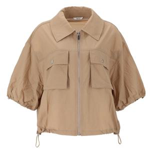 [에이비에프지]빅 포켓 포인트 루즈핏 반팔 점퍼 APZ3QU32H