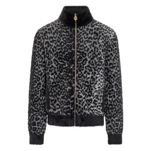 25 FW 베르사체 레오파드 패턴 집업 스웨트셔츠 10215131A14893 TP441417031