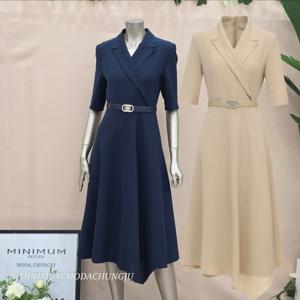 [미니멈]MD 언발 랩 플레어 원피스 MD MYBAWO3140 Z_CJ