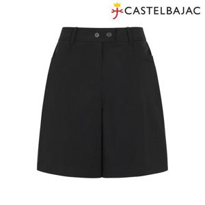 [까스텔바작]여성 (추천상품) 사선포켓 4부 반바지_BGEMPS705_BK