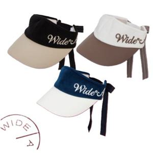 [와이드앵글]   WWU25C02    여성 CO 빅 로고 배색 바이저