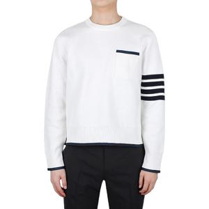 [톰브라운] 사선 밀라노 스티치 니트 (MKA452A Y3006 100)